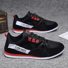 Genuine Black Light Weight Casual Sneakers (SK 125)